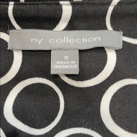 NY Collection Crop Circle Print Blazer Sz S - Picture 10 of 11